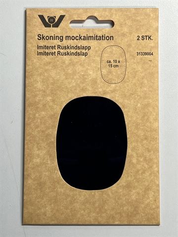 Albue lapper, mørkeblå